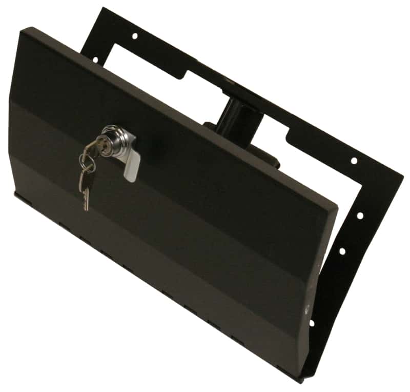 Tuffy Products — Tuffy Jeep Wrangler Tj/Lj Black Glove Box W/ Keyed Lock - view 3