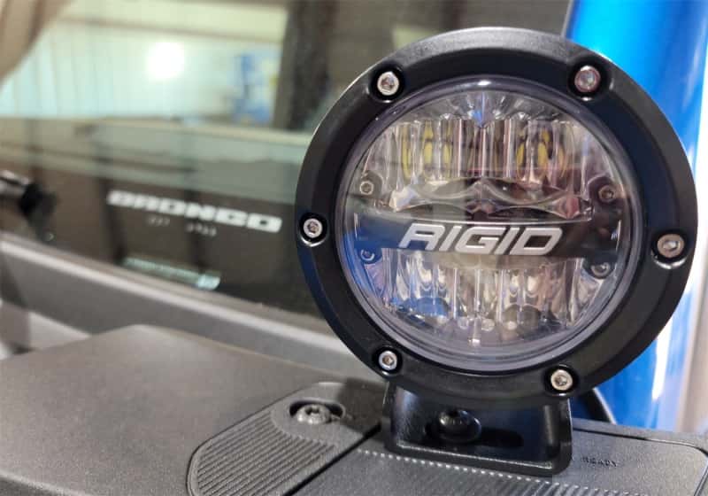 Ford Racing — Ford Racing 2021+ Ford Bronco Mirror Mounted 4in Rigid LED Lights Kit
Fog Light Assembly - view 10