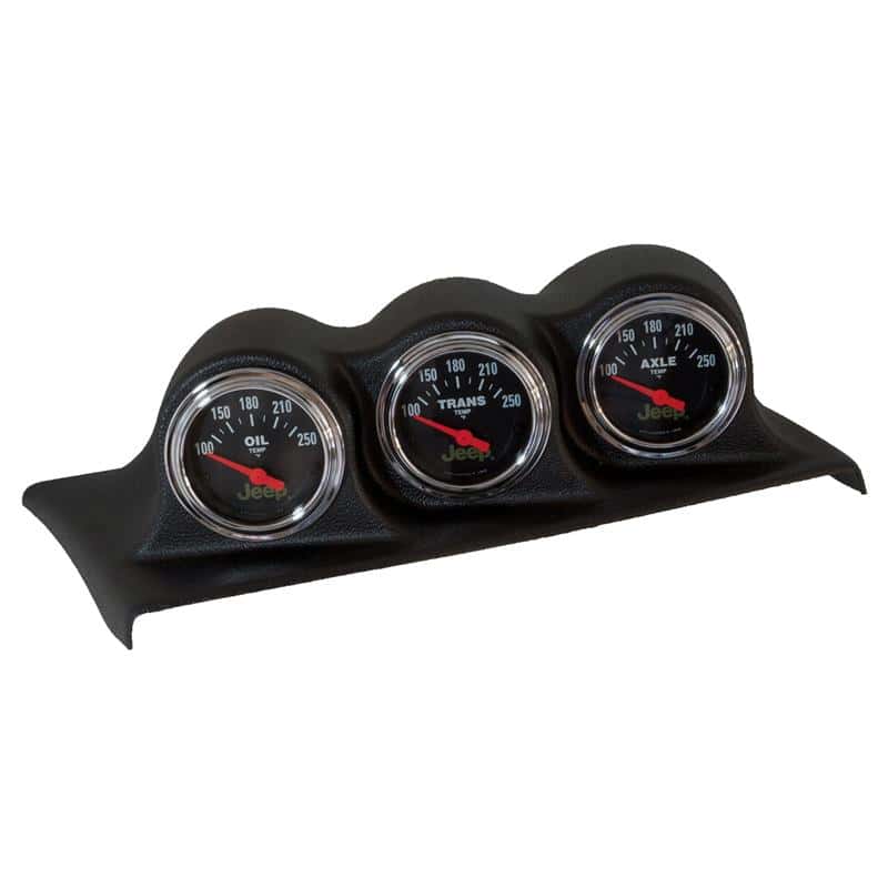 AutoMeter — Autometer 07-10 Wrangler JK 2.0625in Triple Direct Fit Dash Pod
2-1/16" TRIPLE DASH - view 2
