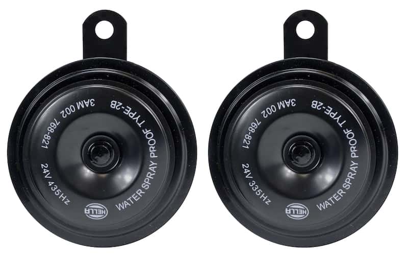 Hella — Hella Horn Kit Bx Blk Disc 92Mm 24V Univ - view 4