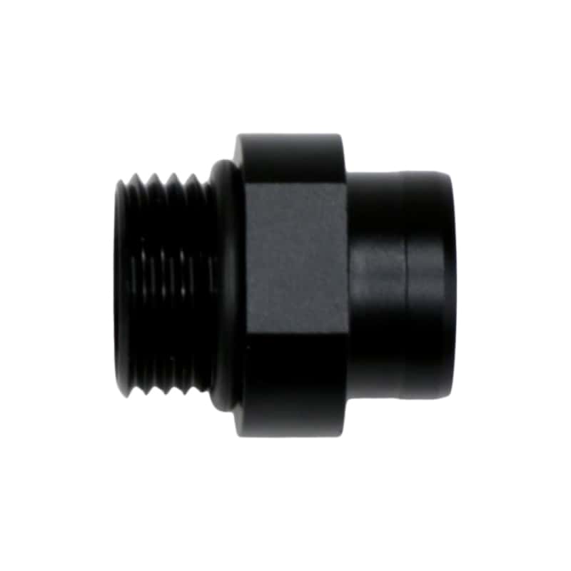 DeatschWerks — DeatschWerks 8AN ORB to S387 Pre-Filter Sock Adapter - Anodized Matte Black
Lines & Fittings - view 1