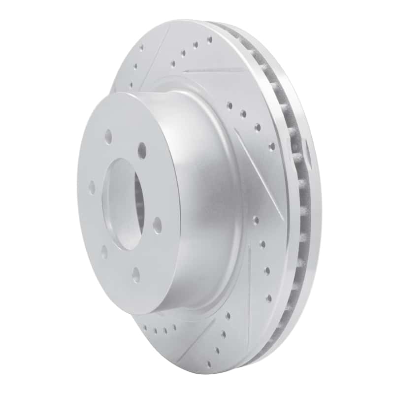 R1 Concepts — R1 16-24 Nissan Titan XD Front Left Drilled & Slotted Silver Brake Rotor
R1 Brake Rotor Drill - view 2