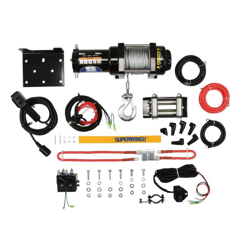 Superwinch — Superwinch 3000 LBS 12V DC 3/16in x 50ft Steel Rope LT3000 Winch
Winch - view 16