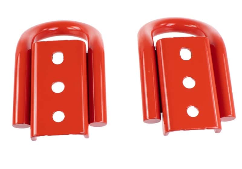 Ford Racing — Ford Racing 21-23 Bronco Rear Tow Hook Pair - Red - view 4