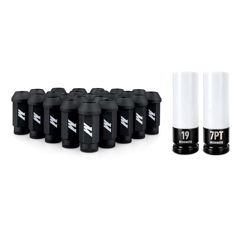 Mishimoto — Mishimoto Steel Locking Lug Nuts M14x1.5 24pc Set Black
Wheel Lug Nut Set - view 1