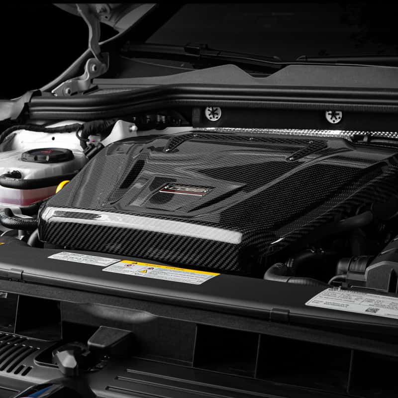 COBB — Cobb Volkswagen GTI (MK7/MK7.5/MK8) / Golf R / Audi A3 & S3 (8V) Redline Carbon Fiber Engine Cover - view 8