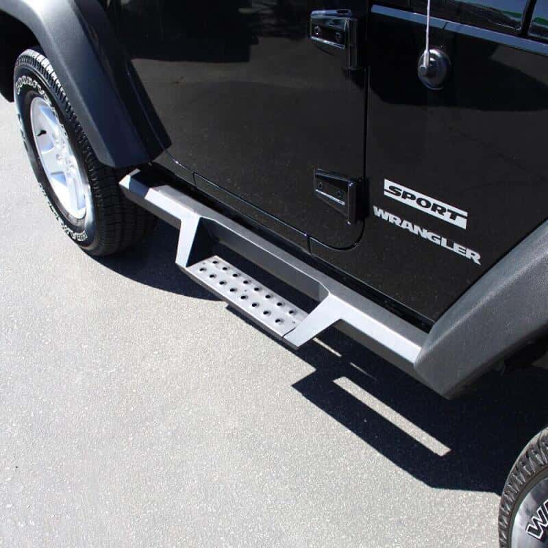 Westin — Westin/HDX 07-17 Jeep Wrangler 2Dr Drop Nerf Step Bars - Textured Black
Nerf/Step Bar - view 5