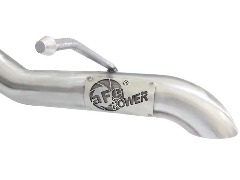 aFe — aFe MACHForce XP 2.5in SS-409 Cat-Back Exhaust 07-16 Jeep Wrangler (JK) V6-3.6L/3.8L (2-4 Door)
Cat-Back Exhaust - view 3