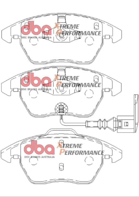 DBA — DBA 06-13 Volkswagen GTI (MkV/MkVI) XP Performance Front Brake Pads
Brake Pad - view 1