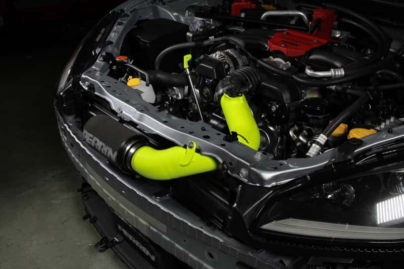 Perrin Performance — PERRIN 22-26 Subaru BRZ / Toyota GR86 Cold Air Intake - Neon Yellow - view 8