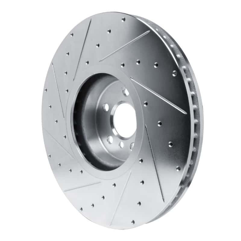 R1 Concepts — R1 17-25 BMW M850i xDrive Gran Coupe Right Front Drilled & Slotted Silver Brake Rotor
R1 Brake Rotor Drill - view 4