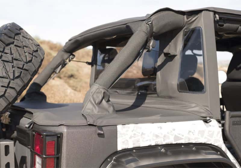 Rampage — Rampage 2007-2018 Jeep Wrangler(JK) Unlimited 4-Door Trailview Tonneau Top - Black Diamond
Soft Tops
Top-Soft - view 4