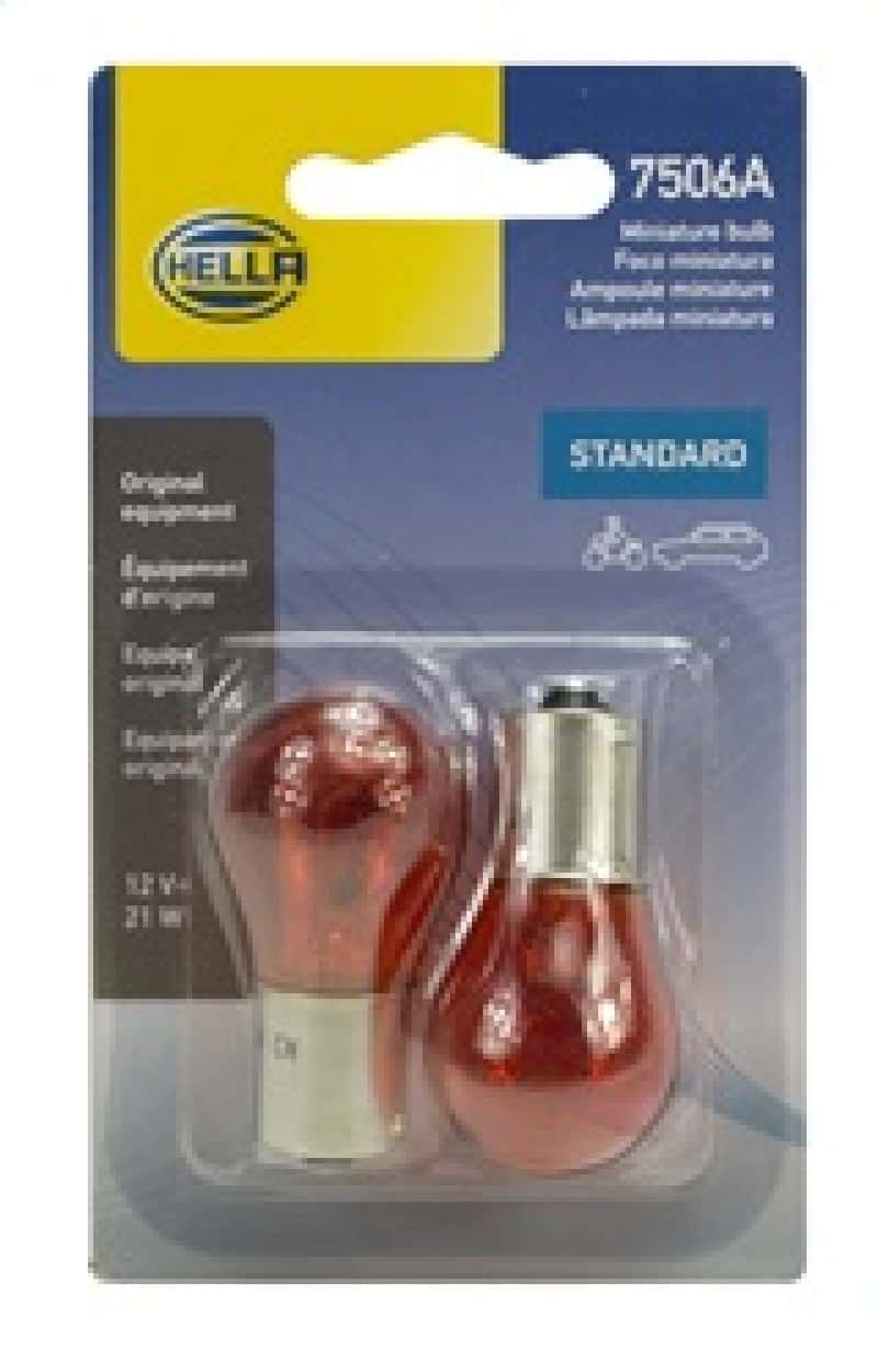 Hella — Hella Bulb 12V 21W Ba15S S8 Amber (2)
BULB 12V 21W BA15s S - view 6