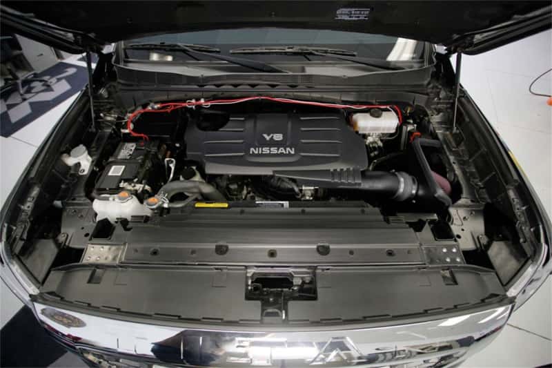 K&N Engineering — K&N 2017 Nissan Titan V8-5.6L F/I AirCharger Performance Intake
Performance Air Inta
Air Intake System - view 4