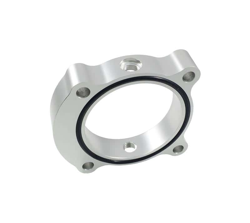 Torque Solution — Torque Solution Throttle Body Spacer (Silver): Kia Optima 2.0T - view 2