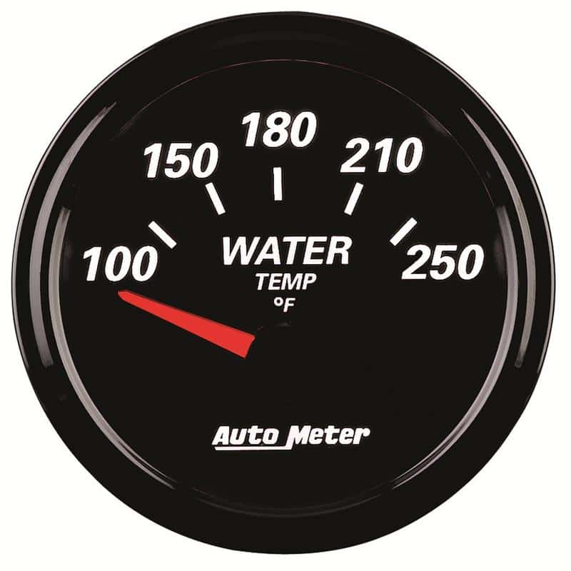 AutoMeter — Autometer Designer Black II 52mm 250 Deg F Water Temp Gauge
GA 2" WTMP ELEC DBII - view 4