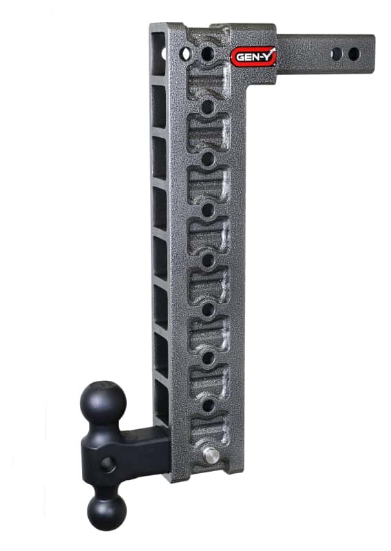 GEN-Y Hitch — Gen-Y Mega Duty 2in Shank 20in Drop 1.5K TW 10K Hitch w/GH-031 Dual-Ball/GH-0100 Stabilizer Kit
Drop Hitch - view 3
