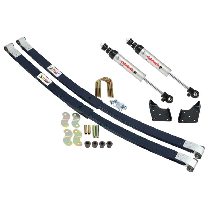 Ridetech — Ridetech 55-57 Chevrolet Wagon Composite Leaf Springs w/ HQ Shock Kit - 2in Drop
Comp Leafs 55-57 Che - view 2