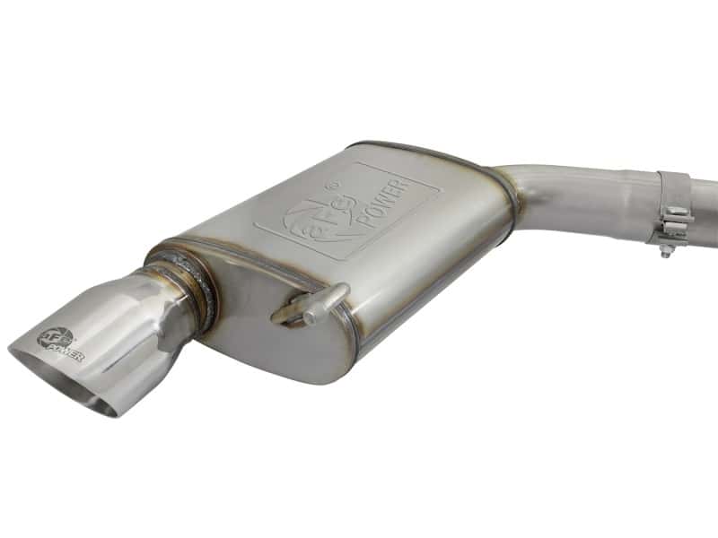 aFe — aFe MACHForce XP 3in 304 SS Cat-Back Exhausts w/ Polished Tips 15-17 Ford Mustang GT V8-5.0L/V6-3.7L
Cat-Back Exhaust - view 5