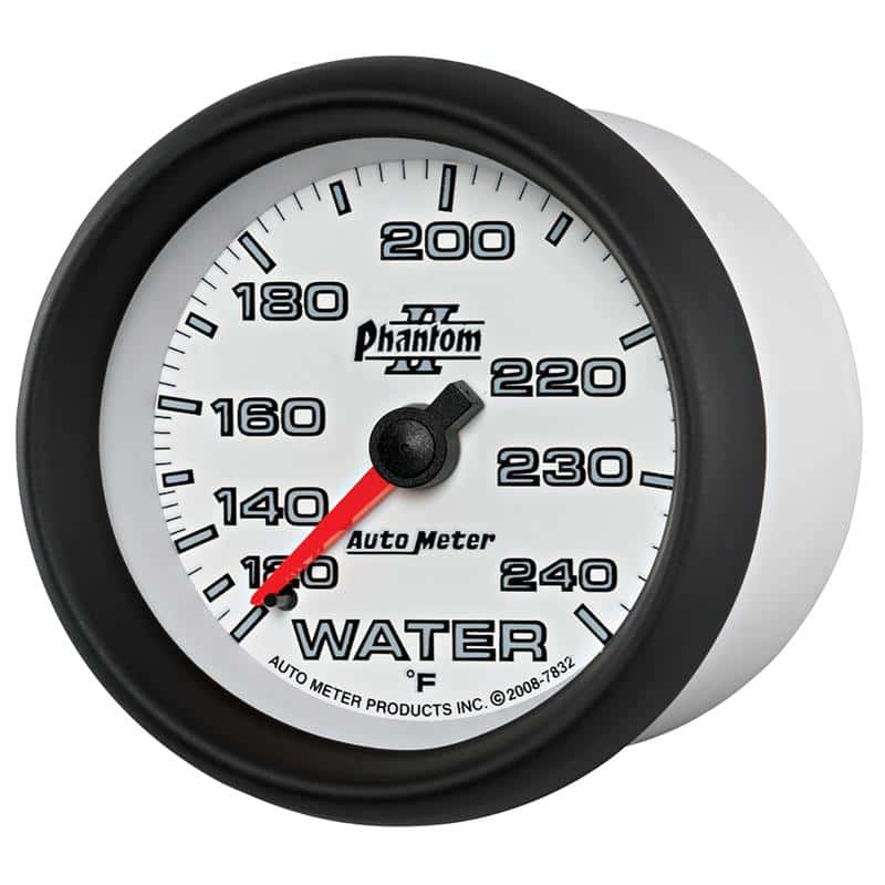 AutoMeter — Autometer Phantom II 2-5/8in 120-240 Degree F Mechanical Water Gauge
2-5/8" WATER TEMP, 1 - view 3