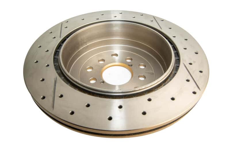 DBA — DBA 02-07 Subaru WRX STi 10 Stud Hole Rear Drilled & Slotted Street Series Rotor
X Street Series
Brake Rotor - view 3