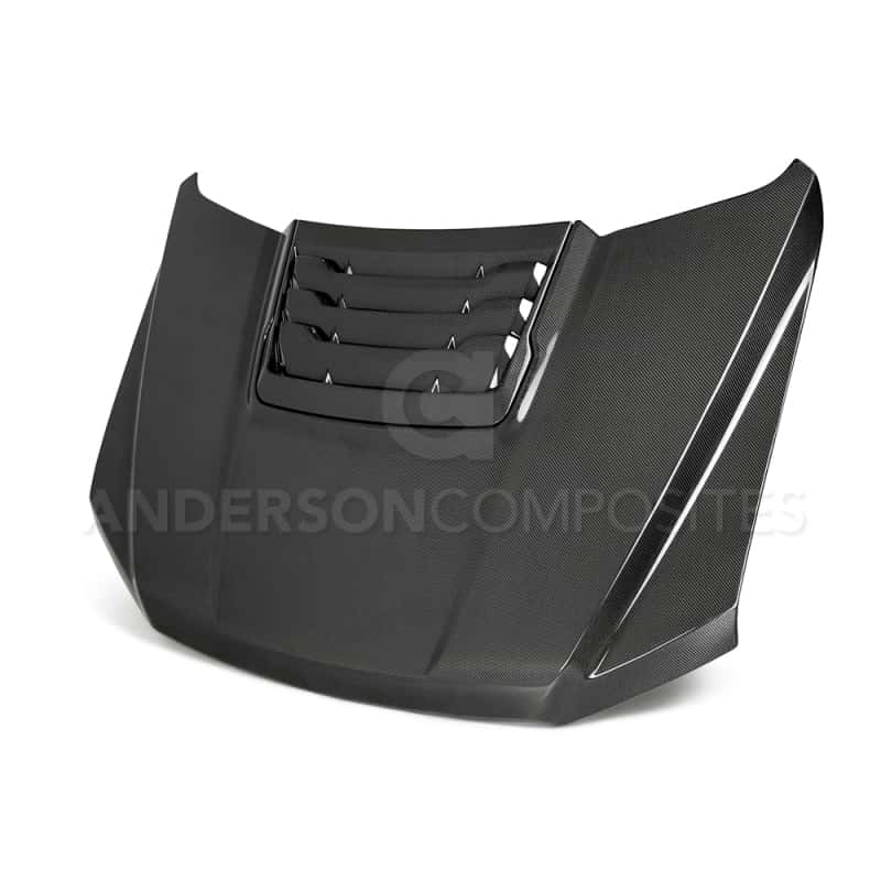 Anderson Composites — Anderson Composites 2017-2018 Ford Raptor Type-OE Style Carbon Fiber Hood - view 1