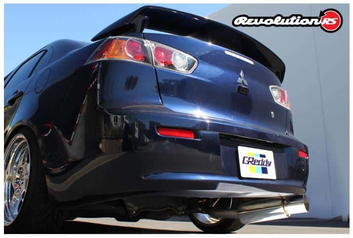 GReddy — GReddy 12-14 Mitsubishi Lancer GT Revolution Exhaust - view 1