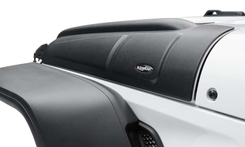 Bushwacker — Bushwacker 18-22 Jeep Wrangler 2/4dr / 20-22 Jeep Gladiator Trail Armor Hood Armor (3pc) - Tex. Blk
Hood Protector
Trail Armor - view 4