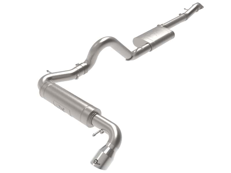 aFe — aFe Apollo GT 3in 409 SS Cat-Back Exhaust 2021 Ford Bronco L4-2.3L (t)/V6-2.7L (tt) w/ Polished Tips
Cat-Back Exhaust - view 1