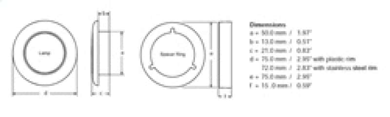 Hella — Hella Courtesy Lamp Rnd Red Md12 Wh Rim 2Xt
Universal Lighting M - view 17