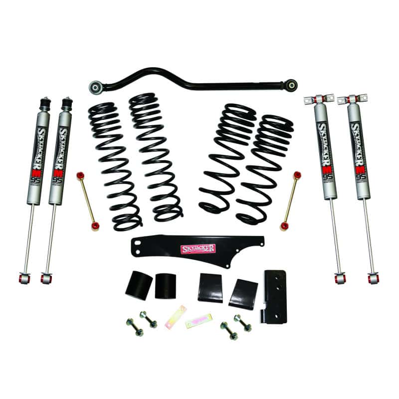 Skyjacker — Skyjacker 2007-2018 Jeep Wrangler JK 2 Door 4WD Long Travel 3.5in-4in Lift Kit w/M95 Monotube Shocks
skyJK35BPMLT
Lift Kit - view 2