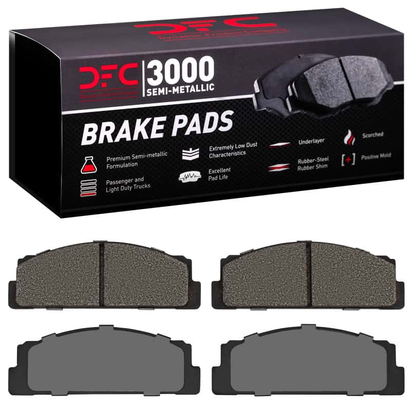 DFC — DFC 66-73 Fiat 124850 Front 3000 Semi-Metallic Brake Pads
DFC Brake Pad Set - view 1