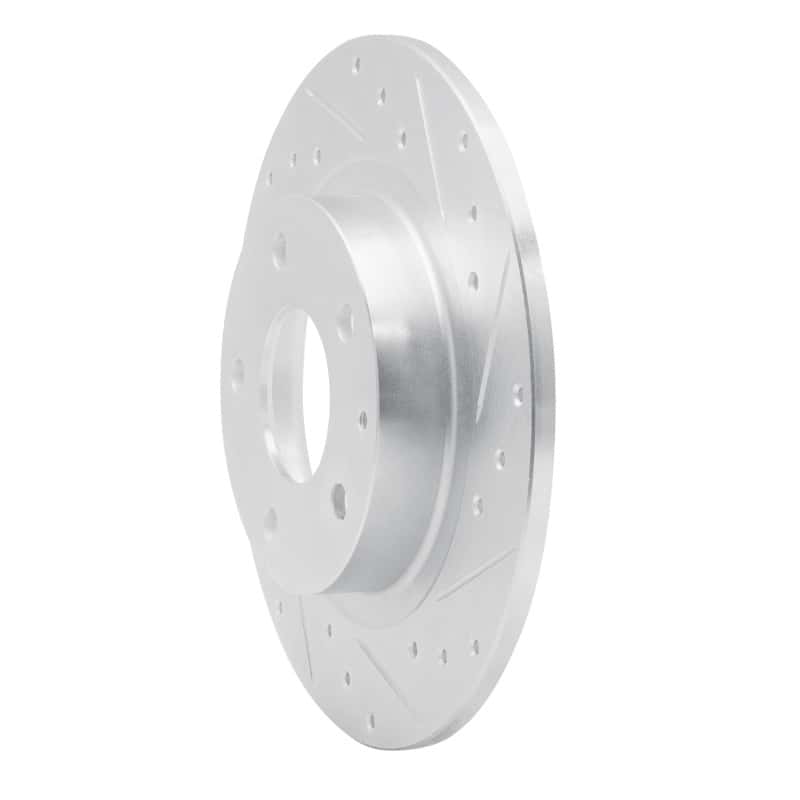 R1 Concepts — R1 14-21 Mazda 6 Rear Right Drilled & Slotted Silver Brake Rotor
R1 Brake Rotor Drill - view 2