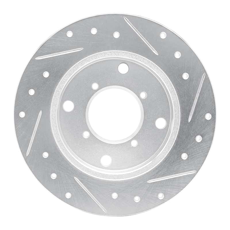 R1 Concepts — R1 89-94 Suzuki SWIFT Rear Left Drilled & Slotted Silver Brake Rotor
R1 Brake Rotor Drill - view 5