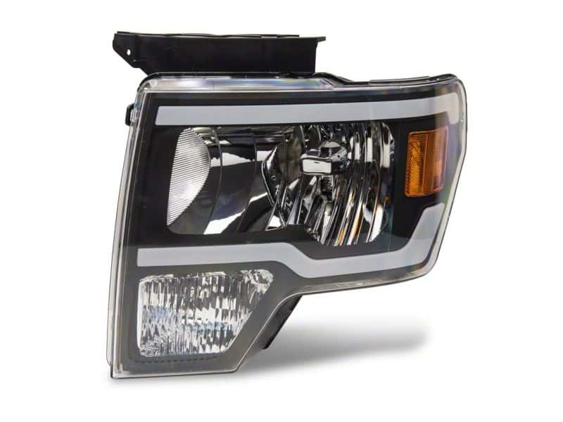 Raxiom — Raxiom 09-14 Ford F-150 Axial Series Headlights w/ LED Bar- Blk Housing (Clear Lens)
Headlights - view 11