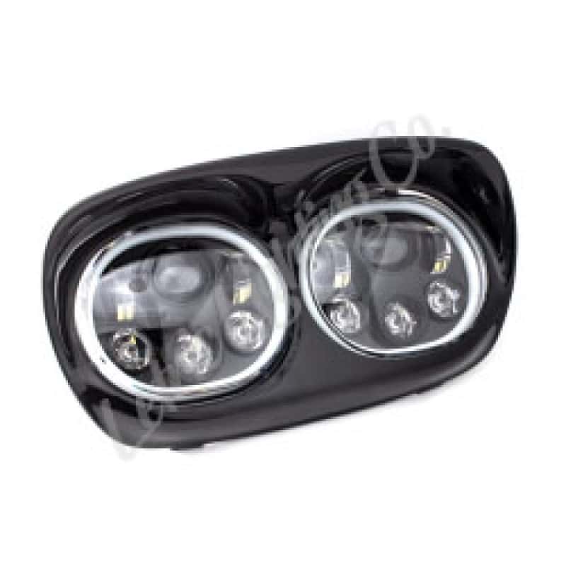 Letric Lighting — Letric Lighting Hdlght Dual W/Halo 5.75in Blk - view 2