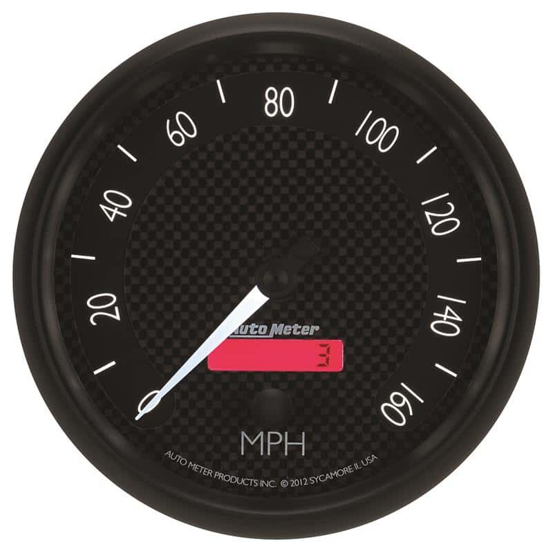 AutoMeter — Autometer GT Series 5in In Dash 0-160 MPH Electronic Programmable Speedometer
5" SPEEDO, 160 MPH, - view 5