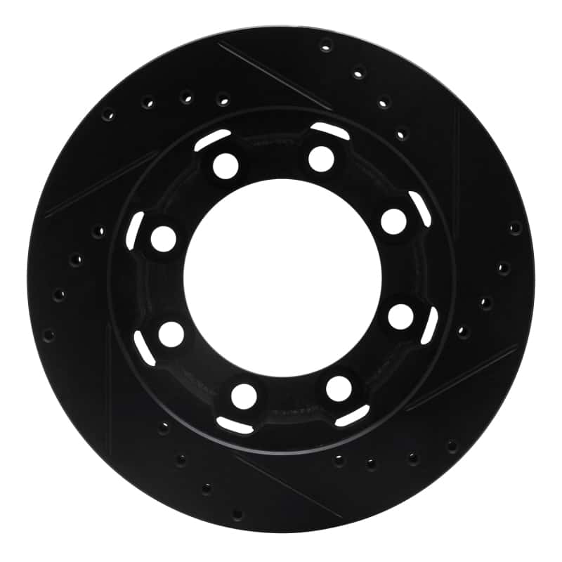 R1 Concepts — R1 71-91 Chevrolet C30 Pickup Front Left Drilled & Slotted Black Brake Rotor
R1 Brake Rotor Drill - view 5