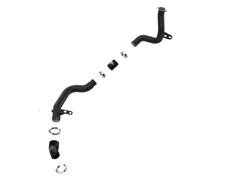 aFe — aFe 19-22 Hyundai Veloster N L4 2.0L BladeRunner 2.25in to 2.50in Aluminum Hot Charge Pipe - Black
Hot Charge Pipe - view 2