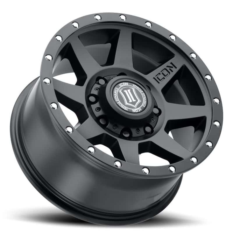 ICON — ICON Rebound 17x8.5 8x170 6mm Offset 5in BS 125mm Bore Satin Black Wheel
REBOUND HD WHEEL - view 4