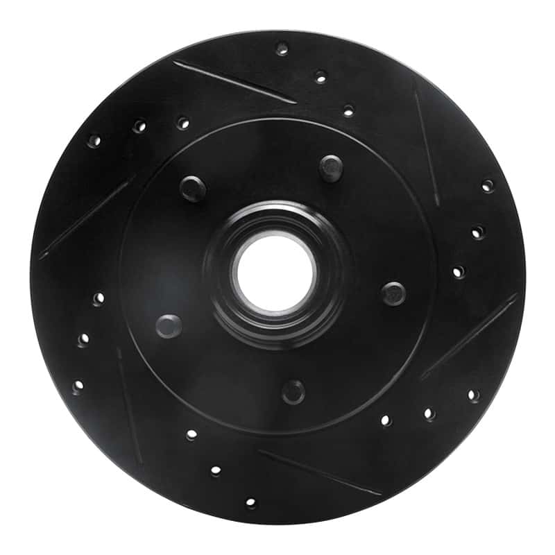 R1 Concepts — R1 1982-1995 Buick Regal Front Right Drilled & Slotted Black Brake Rotor
R1 Brake Rotor Drill - view 1