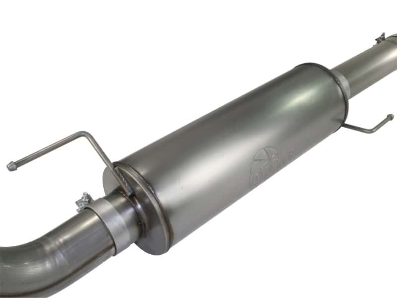aFe — aFe MACHForce XP Exhaust Cat-Back SS-409 4in Polished Tip 11-12 Ford F-150 EcoBoost V6-3.5L (tt)
Cat-Back Exhaust
ExhstSysKt - view 3