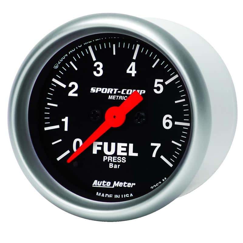 AutoMeter — Autometer 2-1/16in 7BAR Digital Stepper Motor Sport-Comp Fuel Pressure Gauge
2" FUEL PRESS, 0-7 B - view 3