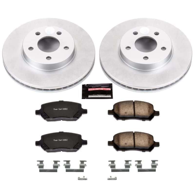PowerStop — Power Stop 07-10 Chevrolet Cobalt Front Z17 Evolution Geomet Coated Brake Kit - view 1