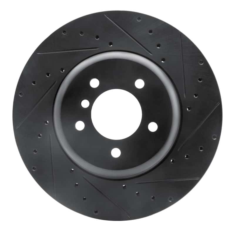 R1 Concepts — R1 11-16 BMW Z4 Front Right Drilled & Slotted Black Brake Rotor
R1 Brake Rotor Drill - view 1
