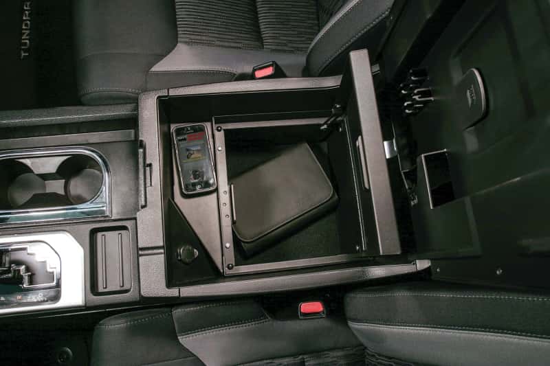 Tuffy Products — Tuffy Console Safe W/ Keyed Lock For Toyota Tundra W/ Flow Thru Console
Console Safe - view 3