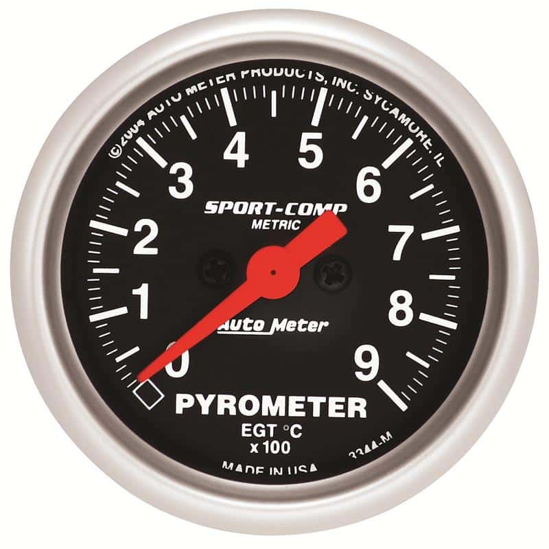 AutoMeter — Autometer Sport-Comp 52.4mm 0-900 Deg C Electronic Pyrometer Gauge
2" E.G.T. KIT, 0-900 - view 2