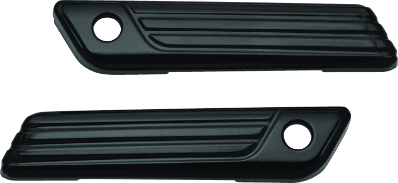 Kuryakyn — Kuryakyn Tri-Line Saddlebag Hinge Covers Gloss Black - view 1