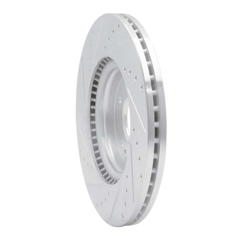 R1 Concepts — R1 2020-2025 Hyundai Elantra Front Right Drilled & Slotted Silver Brake Rotor
Disc Brake Rotor - view 4