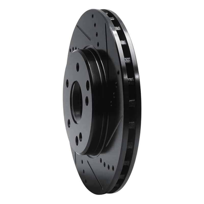 R1 Concepts — R1 96-15 Mercedes-Benz C280 Front Right Drilled & Slotted Black Brake Rotor
R1 Brake Rotor Drill - view 2